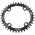 FOMTOR Зв'язка 104 BCD вузька широка 30-52T, Кругла конструкція 7075-T6, для Shimano/SRAM 7-12 швидкостей, чорна (5109)