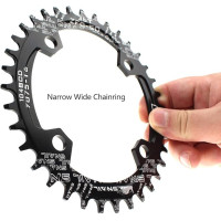 FOMTOR Зв'язка 104 BCD вузька широка 30-52T, Кругла конструкція 7075-T6, для Shimano/SRAM 7-12 швидкостей, чорна (5109)