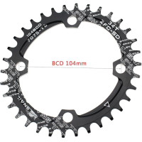 FOMTOR Связка 104 BCD узкая широкая 30-52T, Круглая конструкция 7075-T6, для Shimano/SRAM 7-12 скоростей, черная (5109) FOMTOR Связка 104 BCD узкая широкая 30-52T, Круглая конструкция 7075-T6, для Shimano/SRAM 7-12 скоростей, черная (5109)