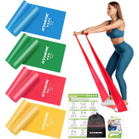 GYMERK Набір із 4 фітнес-еластик DGTPE4S-GD03, 1,8 м, 4 рівні опору (5017)