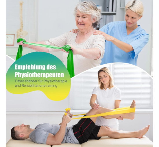 GYMERK Набір із 4 фітнес-еластик DGTPE4S-GD03, 1,8 м, 4 рівні опору (5017)