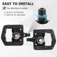 HANEVEAR педали для горного велосипеда, 9/16 дюйма, черные (5065) HANEVEAR педали для горного велосипеда, 9/16 дюйма, черные (5065)