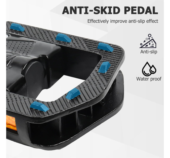 HANEVEAR педалі для гірського велосипеда, 9/16 дюйма, чорні (5065)