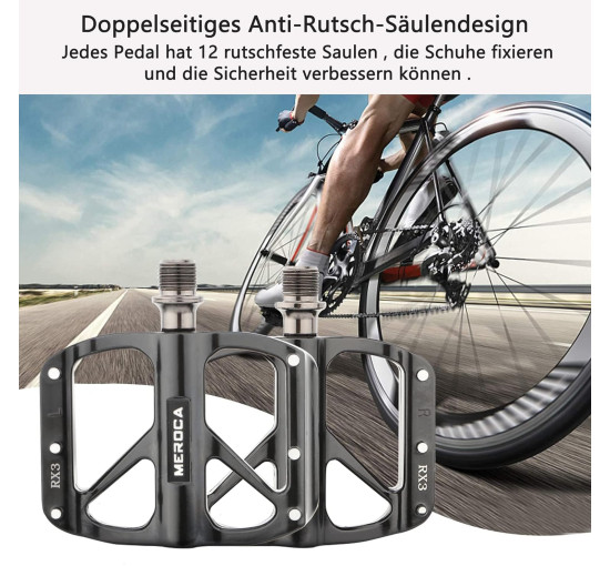 Jane Eyre Велосипедні педалі JE401 з надлегкого алюмінієвого сплаву, з віссю 9/16 дюйма (5034)