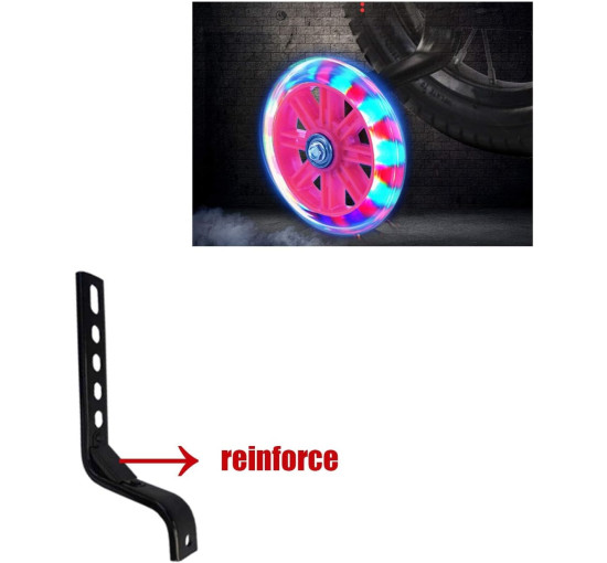 Комплект HUWAY для встановлення стабілізатора велосипеда з функцією Flash Mute, рожевий (0186)