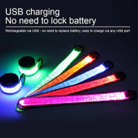 Комплект из 2 светоотражающих полосок Xuigort, синие (3147)