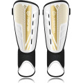 Модернізовані щитки AirsFish для гомілок для футболу для дітей, захисне спорядження, біло-золотий (2029)