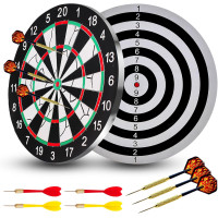 Набор проводков DAWRIS с 10 стальными проводами, профессиональная сизалевая мишень 30 см, цветная (0156)