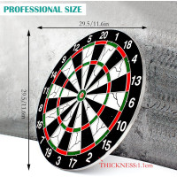 Набор проводков DAWRIS с 10 стальными проводами, профессиональная сизалевая мишень 30 см, цветная (0156)