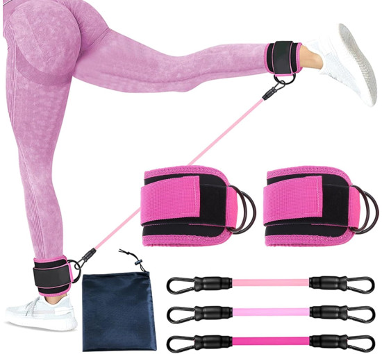 Обладнання для тренувань сідниць Fuhiueos з регульованим ремінцем на щиколотці (3022)