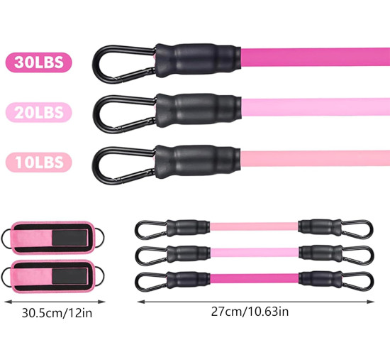 Обладнання для тренувань сідниць Fuhiueos з регульованим ремінцем на щиколотці (3022)