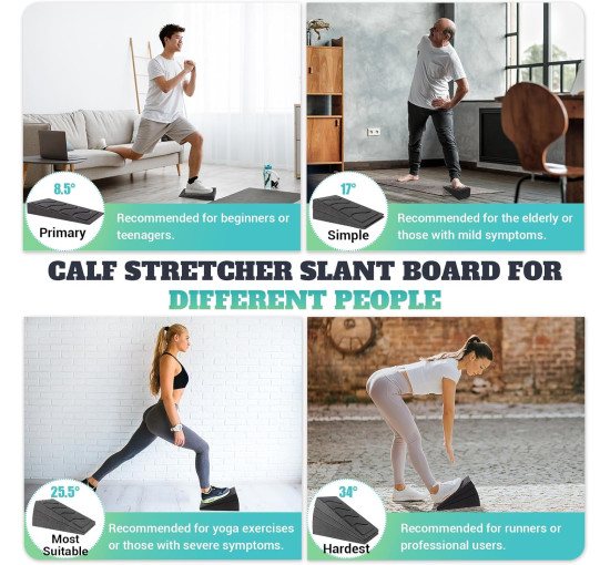 Похила дошка NOONCRAZY SB-52 для розтяжки литкових м'язів для тренувань (3149)