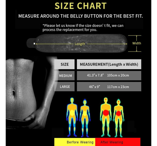 Пояс для талії CAMBIVO WT10, чорний (3015)