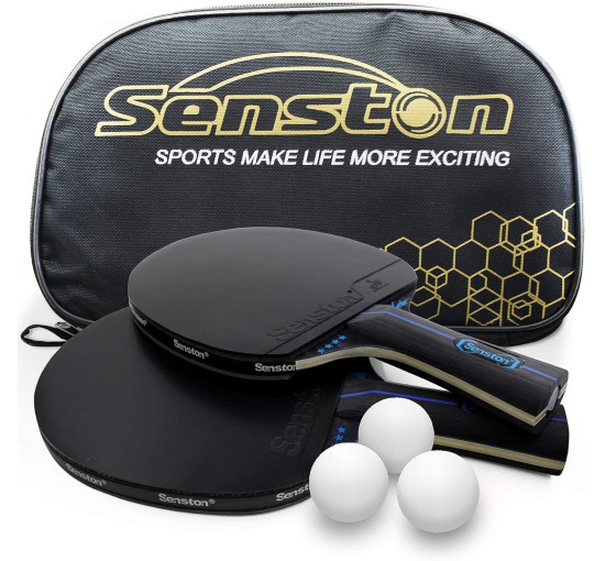 Профессиональная ракетка для пинг-понга Senston YDX-Y13, 2 ракетки для настольного тенниса и 3 мяча (2081)