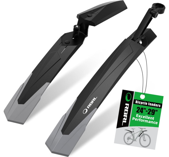 RBRL Комплект бризковиків RL-890 для велосипедних крил, 24-29 дюймів (5131)