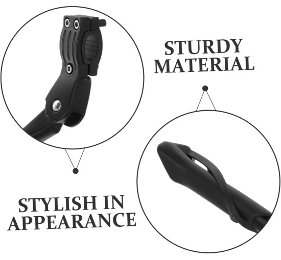 Регульована алюмінієва підставка для велосипеда STOBAZA з подвійними отворами (3141)