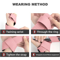 SKDK Ленты для силовых тренировок в тренажерном зале, розовый (5088) SKDK Ленты для силовых тренировок в тренажерном зале, розовый (5088)