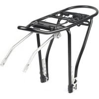 Складні задні багажники Lizusidtsy для велосипедів, чорний (3190)