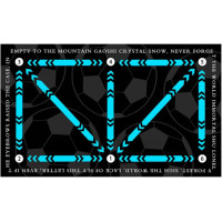 Тренувальний килимок для футболу Generic 40 x 60 см, синій (4157)