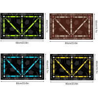 Тренировочный коврик для футбола Generic 40 x 60 см, синий (4157)