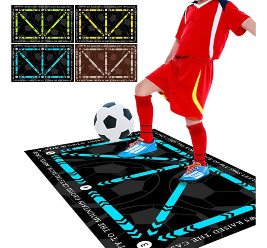 Тренувальний килимок для футболу Generic 40 x 60 см, синій (4157)