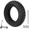Ulip Шина для електросамоката 10x3/255x80(80/65-6) 10" змінна передня або задня фіксована шина, чорна (5125)