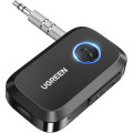 Адаптер Aux-Bluetooth 5.4 UGREEN CM596 з вбудованим мікрофоном, 15 годин відтворення, гучний зв'язок, чорний (0018)