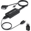 Адаптер Ozvavzk HDMI-SCART з кабелем HDMI (3047)