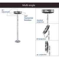 Алюминиевый кронштейн Alexvyan для камеры видеонаблюдения, кронштейн для внутреннего и наружного использования, серебряный (0077)
