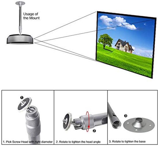 Алюмінієвий срібний кронштейн Alexvyan 40 см., для камери відеоспостереження, для приміщень та вулиці, розширюваний нахил, срібний (0078)