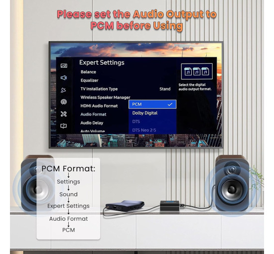 Аналого-цифровий аудіоперетворювач AMANKA MO-89 3,5 мм на оптичний кабель-адаптер AUX (3176)