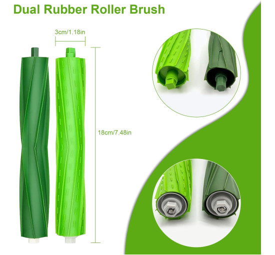 APZOVO Запасные аксессуары AP-IR, совместимые с iRobot Roomba серии E и I, зеленый (5024)