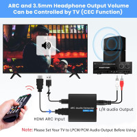 Аудіоадаптер AMANKA mo-92 HDMI ARC 192 кГц ARC (3177)