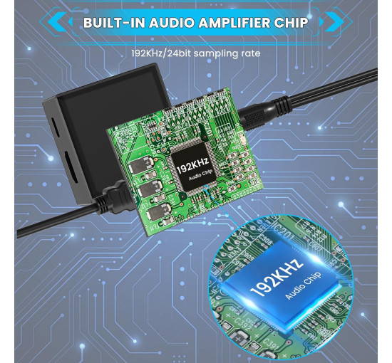 Аудіоадаптер AMANKA mo-92 HDMI ARC 192 кГц ARC (3177)