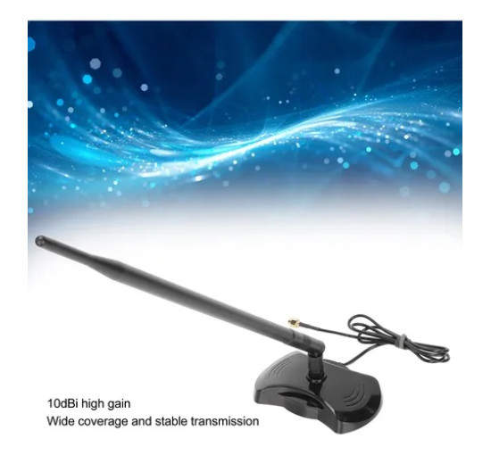 Багатовимірна обертальна антена Genérica EP 7103 SMA 10dbi з високим коефіцієнтом посилення Wi-Fi (0191)