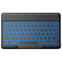 Бездротова Bluetooth-клавіатура EasyAcc ‎K02, сумісна з планшетами Windows/Android/iOS, чорна (3039)