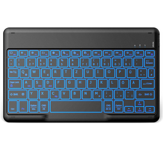 Бездротова Bluetooth-клавіатура EasyAcc ‎K02, сумісна з планшетами Windows/Android/iOS, чорна (3039)