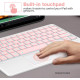 Бездротова клавіатура CACOE K08BT для iPad/Samsung/Lenovo/Windows/iPad Pro/iPad mini, рожевий (2166)