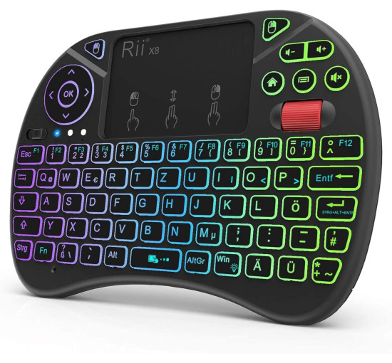 Бездротова клавіатура Rii Mini з тачпадом (3160)