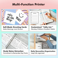 Bisofice Міні-принтер S1 для наклейок, термічний, зелений (4190)