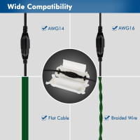 Чехол для удлинителя Restmo для наружного использования, водонепроницаемый корпус IP44 2шт (3053)