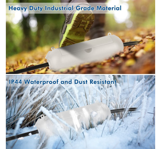 Чохол для подовжувача Restmo для зовнішнього використання, водонепроникний корпус IP44 2шт (3053)