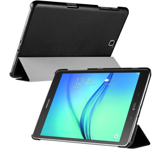 Чохол для Samsung Galaxy Tab A 9.7, EasyAcc Ultra Slim Cover Smart Cover з підставкою, автоматичним пробудженням від сну, чорний (2057)