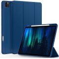 Чохол EasyAcc 01PGIPP13UN, сумісний з iPad Pro 12,9 дюймів 6-го/5-го/4-го/3-го покоління, з ТПУ та підставкою - синій (2040)