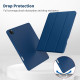 Чохол EasyAcc 01PGIPP13UN, сумісний з iPad Pro 12,9 дюймів 6-го/5-го/4-го/3-го покоління, з ТПУ та підставкою - синій (2040)