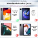 Чохол EasyAcc 01XMRMPADSE, сумісний з планшетом Xiaomi Redmi Pad SE 2023 11 дюймів, захисний чохол із тонкою підставкою, чорний (2054)