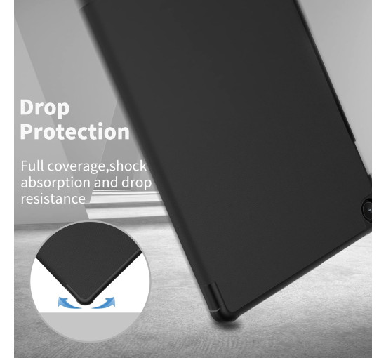 Чохол EasyAcc LNTM10G, сумісний з Lenovo Tab M10 3-го покоління 10.1, чорний (3043)