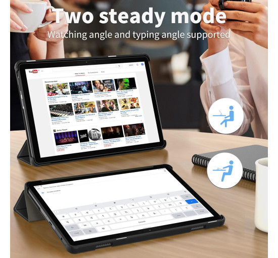 Чохол EasyAcc LNTM10G, сумісний з Lenovo Tab M10 3-го покоління 10.1, чорний (3043)