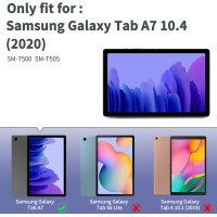 Чохол EasyAcc, сумісний із Samsung Galaxy Tab A7, 10.4, чорний (3042)