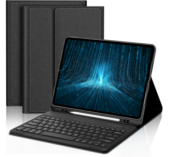 Чохол JADEMALL для iPad Pro 12.9 з клавіатурою, чорний (3113)